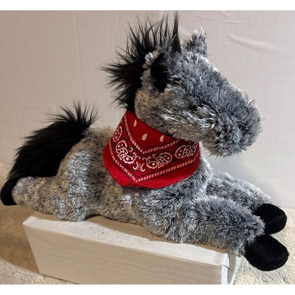 Get your Hands on a Ganz Plush Horse Stuffed Animal With Red Bandana 12" - Picture 2 of 9
